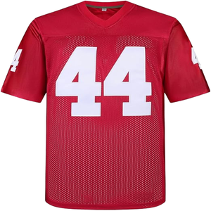 Camiseta de Fútbol Americano Oversize de Moda Urbana para Hombre, OEM ODM, Camisetas de Malla Holgadas, Jersey de Fútbol Americano Sublimado Personalizado - Product Image 1