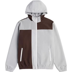 Chaqueta Deportiva Retro de Nailon con Cierre y Logotipo Bordado Personalizado, Chaqueta Cortavientos para Hombre - Product Image 5