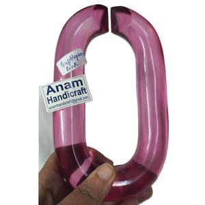 Décorations murales modernes personnalisées en chaîne acrylique, ornements suspendus faits à la main en résine pour la décoration intérieure, prêts pour le festival Diwali - Product Image 1