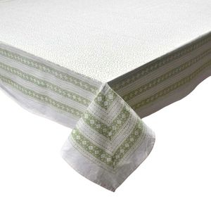 Top Quality Printed Linen Cotton 8-10 Seater <b>Tablecloth</b> 180x270 Cm Outdoor Washable Woven Striped Pastoral Style at Wholesale - Product Image 6