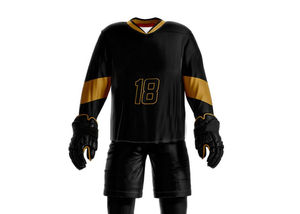 Uniforme de hockey sur glace personnalisé de haute qualité, respirant, dernier design, nouvelle arrivée, en polyester, vente en ligne, service OEM - Product Image 4