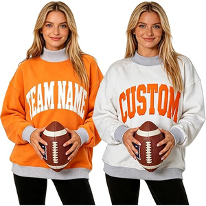 30. Sudadera Personalizada de Cuello Alto para Mujer, de Secado Rápido, para Invierno, Reversible, para Equipo Universitario o Hermandad - Product Image 1