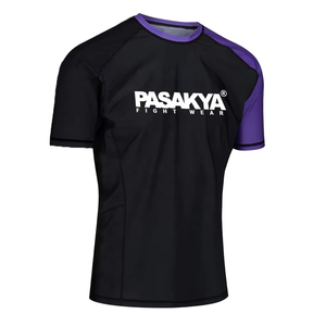 Custom Short Sleeve <b>Surf</b> Logo Mma Bjj Compression Shirt Sublimated Jiu Jitsu Rashguards Design Your Own Custom Rash Guard - Product Image 6