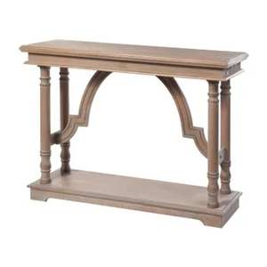 Luxury Solid Wood <b>Narrow</b> <b>Console</b> <b>Table</b> with Antique Finish and Traditional Hand-Carved Artwork for Living Room Bedroom Decor - Product Image 4