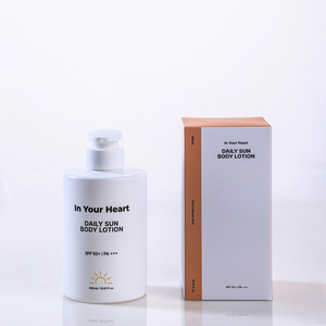 [In Your Heart] Crème solaire corporelle, lotion de protection UV quotidienne pour les soins de la peau en extérieur, formule hydratante et nourrissante - Product Image 2