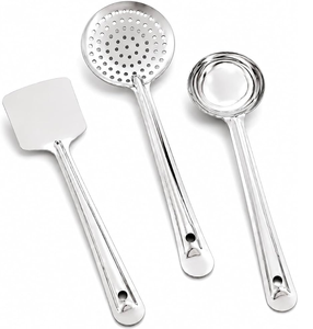 Ensemble de cuillères de cuisine en acier inoxydable écologiques, très demandées, pour la maison et l'hôtellerie - Product Image 4