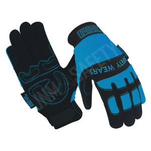 Gants de sécurité en cuir synthétique respirants, laminés en Spandex, pour mécaniciens industriels et soudeurs – Protection supérieure – Vente chaude - Product Image 3