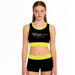 Ropa de Baile de Salón Personalizada para Niñas, para Práctica y Presentaciones, con Cintura Elástica y Sin Mangas - Product Image 2