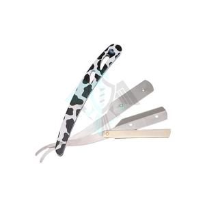 El mejor fabricante Pissco para afeitar maquinillas de afeitar de peluquero maquinillas de afeitar rectas con acabado de manchas de acero inoxidable con herramientas de hoja fija - Product Image 5