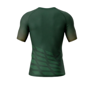 Wholesale Custom Rash Guard Racerback <b>Women</b> <b>Short</b> Sleeve UPF 50 Sun Protection Quick Dry Yoga Gym Running Beach <b>Swim</b> Sports Wear - Product Image 3