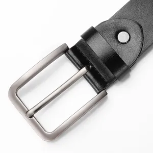 Ceinture formelle pour homme en cuir véritable noir de 35 mm avec boucle à verrouillage automatique Everglide Corporation, design solide et durable, prête à être offerte en cadeau - Product Image 5
