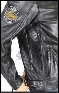 Veste en cuir Harley 115 Anniversary Limited Edition pour hommes - Product Image 2