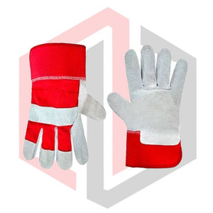 ถุงมือหนังแท้สำหรับงานหนัก เสริมความทนทานต่อการฉีกขาด ระบายอากาศได้ดี ป้องกันไฟฟ้าสถิต ปราศจากซิลิโคน ปราศจากแป้ง สำหรับดับเพลิง ขนาด 26 ซม. - Product Image 4