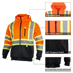 Vêtements de travail unisexes en polyester ripstop haute visibilité - Pantalons, chemises, vestes, shorts, salopettes, combinaisons, jeans, robes, jupes - Product Image 6