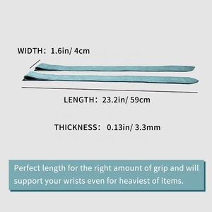 Sangles de levage en cuir personnalisées Support de poignet de levage en cuir de vachette pour la dynamophilie Sangles de musculation à usage intensif - Product Image 2