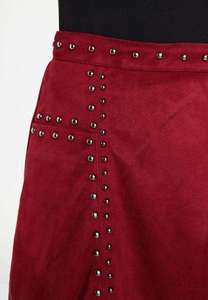 Jupe en cuir plissée haute qualité pour femme, modèle skater, respirante, décontractée, hiver 2026 - Product Image 3