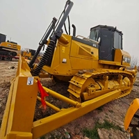 Bulldozer d'occasion d'origine japonaise CAT D7G, tracteur à chenilles Caterpillar D7G avec ripper, treuil, lame hydraulique, en bon état, à vendre