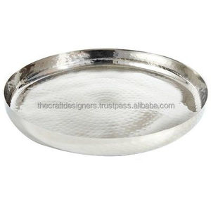 American Style Round <b>Mirror</b> Tray Stainless Steel High Quality Trays Fruits Snacks Display Decorative Trays For Home Food Safe - Product Image 6