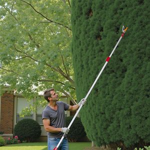 Sécateur télescopique en aluminium léger à très longue portée pour la cueillette de fruits et la coupe de branches d'arbres, personnalisable OEM - Product Image 6