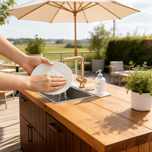 Tappetino Assorbente in Pietra di Diatomite per Lavello e Rubinetto - Protezione Antiumidità per Cucina - Soluzione di Stoccaggio per Cucina - Product Image 6