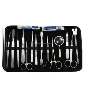 Kit de pratique de dissection et de suture médicale avec instruments manuels en acier inoxydable pour la formation des étudiants en médecine et en médecine vétérinaire - Product Image 1