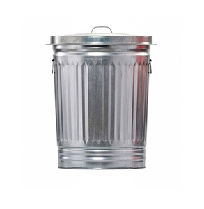 Bote de Basura de Acero Galvanizado de 20 Galones con Tapa - Product Image 2