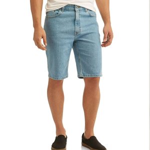 Custom Men's Denim <b>Shorts</b> Straight Fit Stretch Cotton Waterproof High Waist Summer Streetwear OEM ODM Wholesale Supplier - Product Image 1