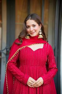 Ramdev Trading Kurta/Kurti de Seda Pesada Moderna de Secado Rápido con Bordado Georgette para Mujer, Ideal para Bodas, Diwali y Fiestas - Todo Tipo de Ocasiones - Product Image 5