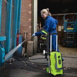 Idropulitrice ad Alta Pressione 110V 3300PSI 201A 1800W in Metallo Verde Usata - Product Image 4