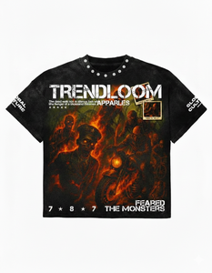 T-shirt unisexe en coton surdimensionné, style streetwear, logo personnalisé, style américain, décontracté, ample, impression personnalisée, streetwear - Product Image 6