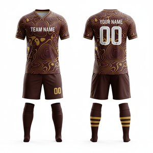 Kit de football personnalisé avec impression numérique intégrale en gros |   Ensemble de maillots graphiques mosaïques |   Service d'impression d'équipe |   Short d'été 100% - Product Image 6