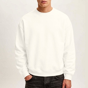 Sweat-shirt à col montant personnalisé pour homme, imprimé réfléchissant, en molleton de coton, coupe décontractée, style streetwear, fabricant de vêtements en gros - Product Image 5