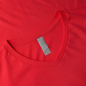 T-shirts décontractés pour hommes à col en V et manches courtes, 100 % coton, coupe ajustée, achat en ligne, t-shirts en coton vierges pas chers pour hommes, imprimés - Product Image 3