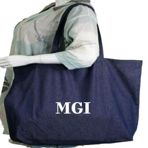 Low MOQ Recycled Custom Logo Printed Eco-Friendly Reusable 100% Cotton Tote Shopping Bag Zipper Closure Hand Length Handle for - Product Image 3