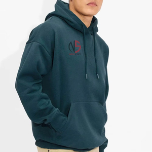 Hot Selling Plus Size <b>Men's</b> Regular Fit Winter Hoodies 100% Cotton Fleece Casual <b>Pullover</b> Hooded Sweatshirt Custom Front Hoodie - Product Image 3