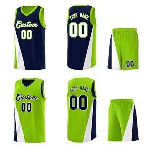 Tenue de basketball entièrement sublimée et réversible, vêtements de sport d'été, shorts de basketball BSCI, maillots personnalisés - Product Image 2