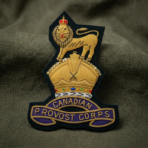 Parche Bordado de Encaje del Cuerpo de Provost de Canadá, Insignia Cosida con Pin de Seguridad para Prendas - Product Image 5