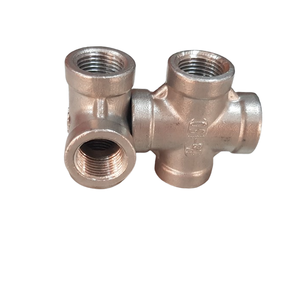 Haute spécification 2 "raccords de tuyauterie en fonte croisée à 4 voies en acier inoxydable lisse personnalisé OEM/ODM Chico marque 1 an de garantie divers - Product Image 1