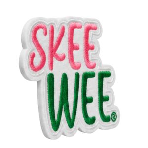 Patch en tissu chenille rose et vert avec lettres, brodé, magnétique, pour vêtements, badges décoratifs, appliques pour vestes, sweats à capuche, chemises, mode - Product Image 4
