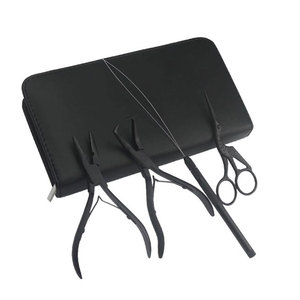 Professional Surgical Grade Stainless Steel Weft Extensions <b>Tape</b> Sealing Clamp Pliers Hair Extension Installation Tool Durable - Product Image 1