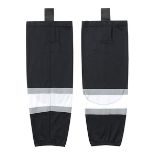 Red Striped <b>Knee</b> <b>High</b> Basketball <b>Socks</b> Breathable Spandex Polyester Legs Warmers for Adults Winter Sport Wear Ice Hockey <b>Socks</b> - Product Image 4