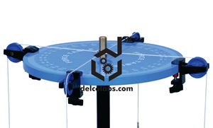 Aparato de Mesa de Fuerza para Laboratorios de Física Delcolabs, Equipo Educativo para Experimentos Vectoriales en Escuelas y Universidades - Product Image 2