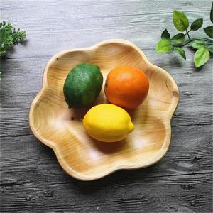 Eco-Friendly Dark Brown Wooden Charger Plate for Wedding Hotel & Restaurant Use Customized Color/Size Classic Style - Product Image 6