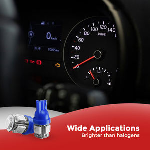 Ampoules LED Roadpower Blue T10, lot de 10, CANbus, sans erreur, Plug and Play, économise la durée de vie de la batterie tout en offrant une puissance élevée - Product Image 2