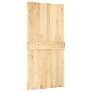 NARVIK 39.4 "x 82.7" porta scorrevole in legno massello di pino - Product Image 6
