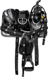 Silla de Montar Inglesa Profesional para Doma Clásica, de Cuero, con Brida para Caballo, Color y Tamaño Personalizables, Transpirable - Product Image 6