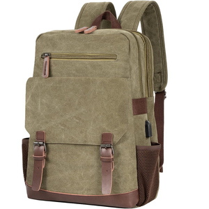 Sac à dos pour ordinateur portable en toile durable, multi-compartiments, pour homme, femme, unisexe, voyage, extérieur et usage quotidien - Product Image 5