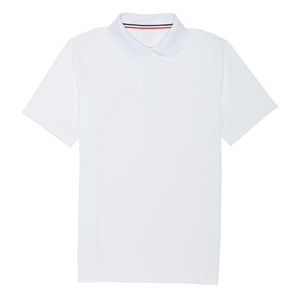 Polo en piqué personnalisé pour enfants (garçons et filles) – Confortable, à manches courtes, en coton, uniforme scolaire avec impression sérigraphiée, tissu tricoté uni - Product Image 3