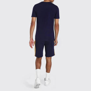 Ensemble d'été pour homme, chemise et short en coton 100% tricoté imprimé, tenue d'été légère pour les voyages, ensemble décontracté streetwear - Product Image 2