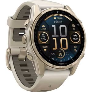 มีจำหน่ายแล้ว fenix 8 AMOLED Sapphire GPS Smartwatch - 43 มม. - สีเทาหมอก สีทรายเข้ม สีทองอ่อน - Product Image 3